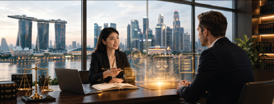 BAC Singapore law course students